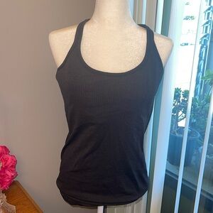 Lululemon light support built in bra tank. Black Size 12
